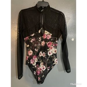 Charlotte Russe sheer bodysuit